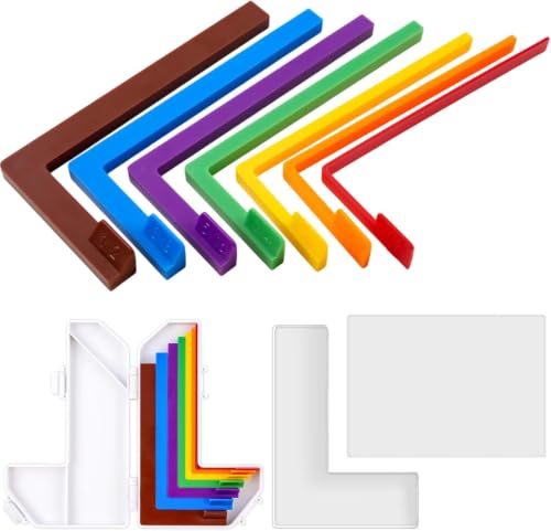 BAOFALI 9 Pcs/Set Alignment Guides with Stamp Positioning Tool Sets - color: 7Alignment Guides +2Stamp Positioning
