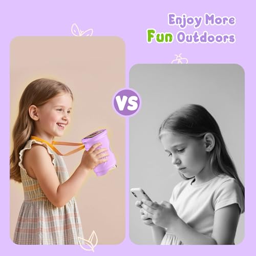 1000X Handheld Digital Microscope for Kids: Pocket Microscope with 2.0" IPS Screen - STEM Toys Birthday Gifts for Girls Boys - Portable Edu Science Kits Toddler Age 3-6 6-12 Purple - color: Purple
