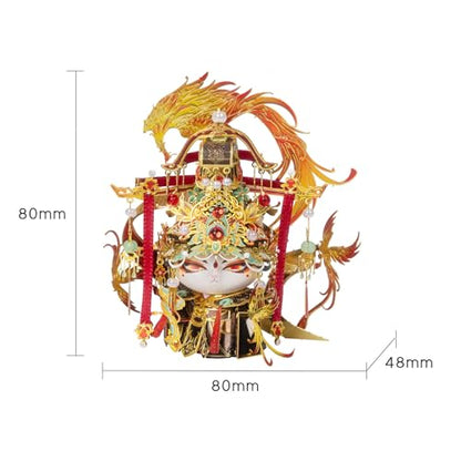 MU 3D Metal Puzzles for Adult Building Miyue Empress Dowager Kitten Kitty, Cat Themed Metal Models Kits Miniature Build, Assembling DIY Sets Hobby Birthday New Year Gifts Home Desk Office Decor - style: Miyue