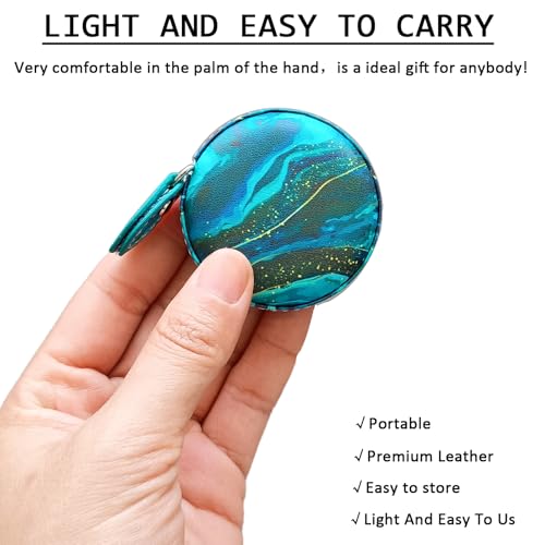Tape Measure Body Measuring Tape，Medical Body Cloth Tailor Craft Dieting Measuring Tape, Dual Sided Retractable Ruler Colour Printed Soft Tape Measure Retractable - color: Pink Green 2 pack