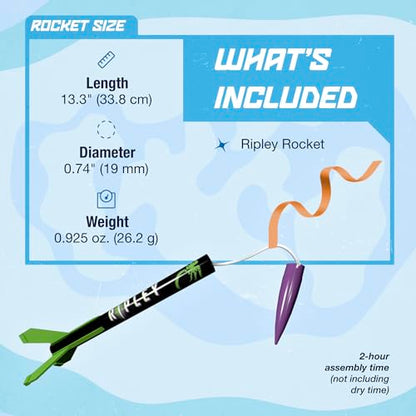 Estes 0653 Ripley Rocket Intermediate Model-Rocket Kit