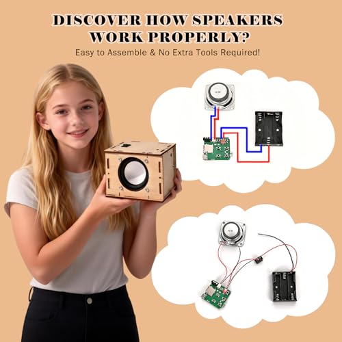 STEM Projects Karaoke Machine Toys Science Kits for Kids Age 8-12 Stem Building Kits Building Your Own DIY Electronics Kit with Bluetooth Speaker 2 Wireless Microphones Gifts for Teen Girls Boys