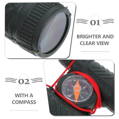 Monocular Telescope with Compass, 10 Piece Compact Viewing Scope