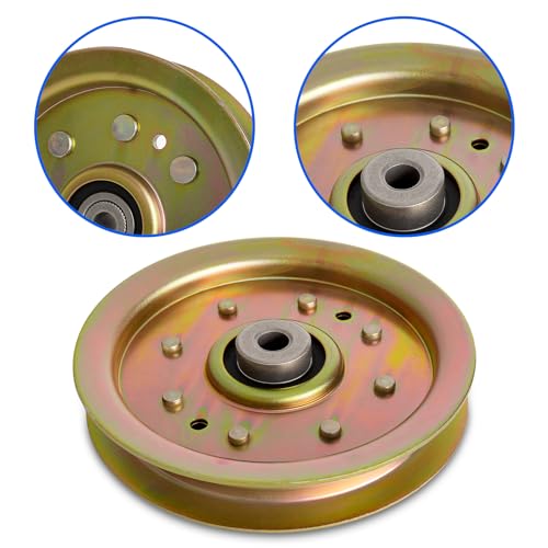 756-04129 Idler Pulley Bearing Compatible with Cub Mower Cad LT1050 LT1045 LTX1040 1046 Riding Lawn Mower Tractor with 42" 46" 48" 50" 54" Deck - size: 756-04129_1pc