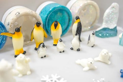 Winter Playdough Kit - Arctic Animals & Snowflakes - style: Winter Playdough Kit