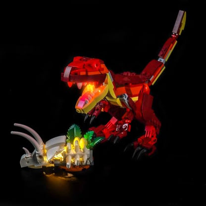 LED Lighting Compatible with Lego Fierce Dinosaur 31379 - JUST Lights,Light Kit Compatible with Lego 31379 Fierce Dinosaur,NOT Included The Model
