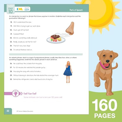 Summer Bridge Activities 5th to 6th Grade Workbooks All Subjects, Middle School Books With Math, Language Arts, Reading Comprehension, Science, Social Studies, Fitness, Flash Cards, and More
