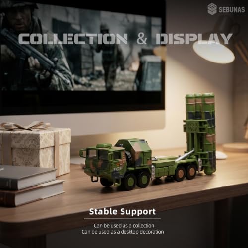 SEBUNAS 1:72 HQ-9 Air Defense Missile Truck Snap Military Vehicle Model Toy - color: 11.hq-9