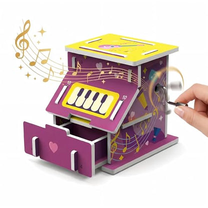 STEM DIY Music Box Kit, Build & Play, Hands-on, Ages 6+, Science Gift - style: Music Box