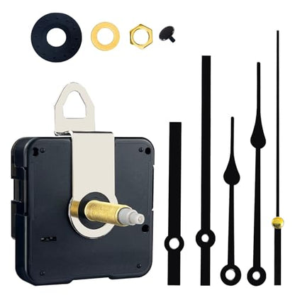 Quartz Clock Movement Replacement, Wall Clocks Mechanism Battery Operated Repair Parts Shaft Length 23mm - size: Shaft Length 29/32inch