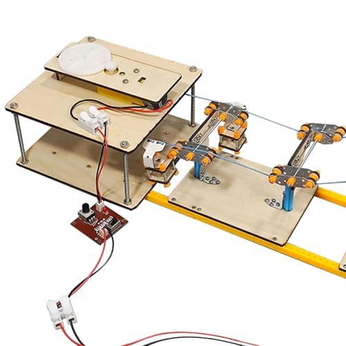 Sightseeing Cable Car Systerm Model Hand Assembled for School Project Teens