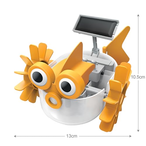 4M Green Science Aqua Robot - Solar & Battery Power DIY Water Swimming Toy - style: 4M 403415 Green Science Aqua Robot-Solar Hybrid Power, Multi