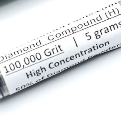 TechDiamondTools Diamond Polishing Compound Polishing Paste USA Made 100,000 Grit 0-0.25 Micron for Marble Glass Metal Rock Jewelry Resin Silver Chrome Gemstone with High Concentration Diamond Powder - size: 100,000 grit / 0 - 0.25 microns
