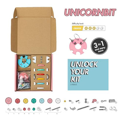 The Off Bits Erector Set: Animal Mini STEM Toys for Kids 6+, Toy Building Sets with Nuts & Bolts, STEM Building Toys Gifts for Boys and Girls (Multicolor)