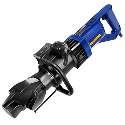 Happybuy Electric Hydraulic Rebar Bender,900W Portable Electric Rebar Bender,Bending up to 5/8 Inch #5 4-16mm Rebar Bending Angle 0-90 Degrees,110V,with Positioning Bolt(900W RB-16) - size: 900W Hand Held Rebar Bender