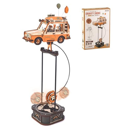 ROKR 3D Wooden Puzzles for Adults, 228 PCS DIY Craft Kit Balance Toy Road Tripper, Creative Christmas/Birthday Gifts for Teens & Adults - style: Road Tripper