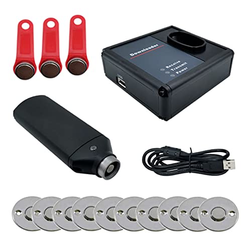 3pcs Wand Reader DS1990A Contact Touch Guard Tour Patrol Systems iButton Guard Patrol Kit with Data Downloader + 20pcs Check Points - style: 3 Wand Kit