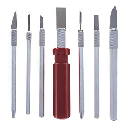 52pc Deluxe Utility Knife Complete Modeling Scrapbooking Set Hobby and Craft