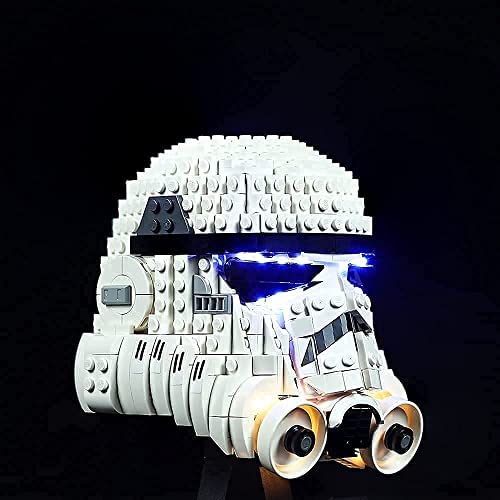Kyglaring Led Light Set Compatible with Lego Star Wars Stormtrooper Helmet Building Kit-Led Lighting Kit for 75276 - The Bricks Model Not Included (Standard Version) - color: 75276 Standard