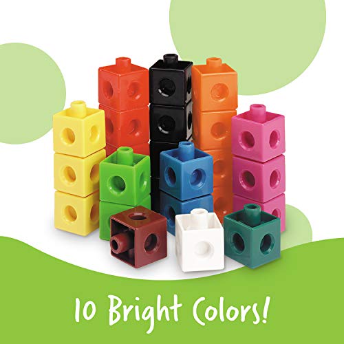 Learning Resources Snap Cubes, Set of 100