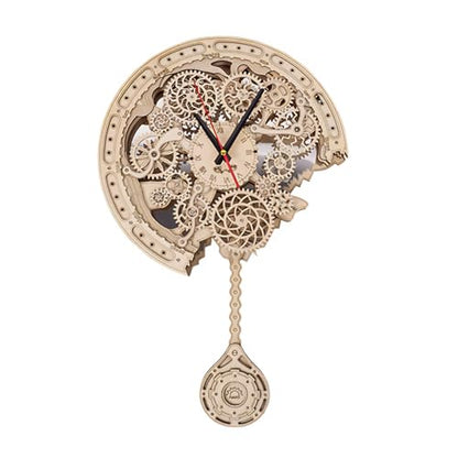 3D Wooden Puzzle Clock for Adults - color: Clock
