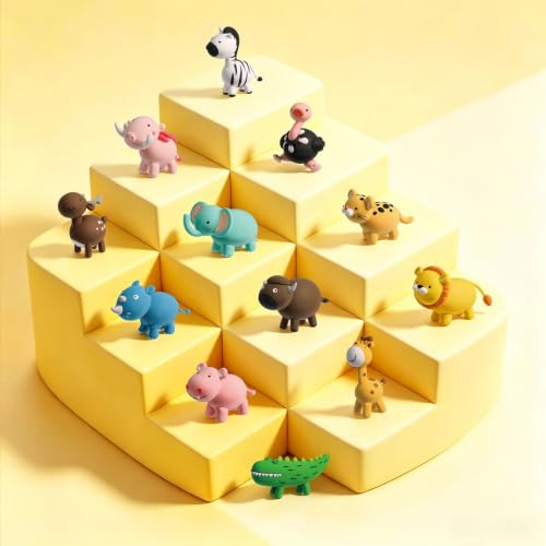Both idea Air Dry Clay Kit Air Clay Kit Air Dry Clay Kits for Kids Air Clay Craft Clay Set Molding Foam Soft Air Dough Clay Craft for Classroom DIY Projects Brthday Gifts Party - style: Wild Kingdom
