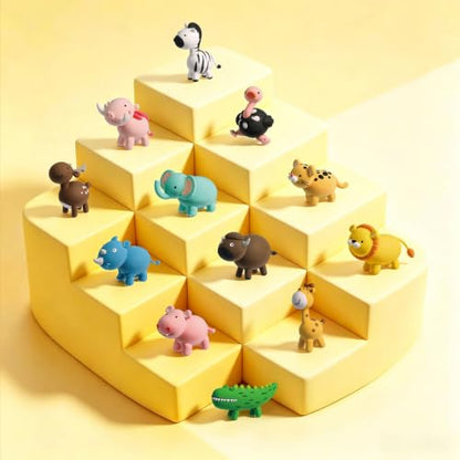 Both idea Air Dry Clay Kit Air Clay Kit Air Dry Clay Kits for Kids Air Clay Craft Clay Set Molding Foam Soft Air Dough Clay Craft for Classroom DIY Projects Brthday Gifts Party - style: Wild Kingdom