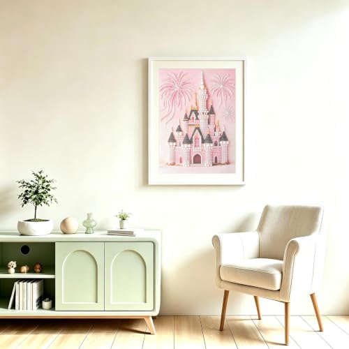 SuuTang 5D Castle Diamond Pearl Art Painting Kits for Adults,13.8x17.8 inch - color: CASTLE 01