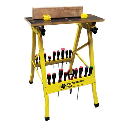Performance Tool W54025 Portable Folding Workbench and Vise