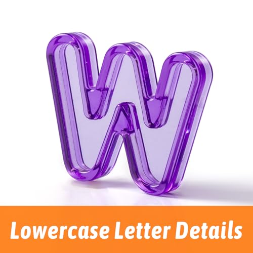 78 Pcs Plastic Letters for Kids, 3 Sets of Lowercase Alphabet Letters - color: Lowercase Letters