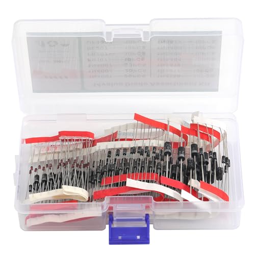 200Pcs 14 Values Rectifier and Schottky Diode Assortment Kit