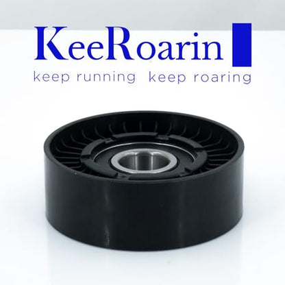 Belt Idler Pulley, 89144 Belt Tensioner Pulley for Select Ford, Chrysler, BMW, Volkswagen as Escape, Beetle, Dart, etc Models. 38018 Automotive Replacement Idler Pulley Kit by KeeRoarin - size: 38018 - Universal