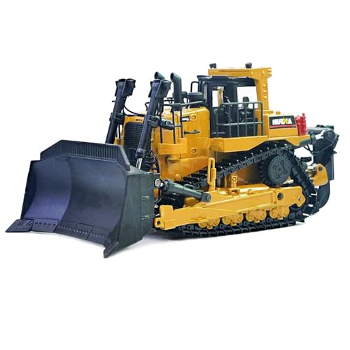 Ailejia 1/50 Scale Diecast Truck Alloy Models Bulldozer Vehicle Construction Vehicle Model Engineering Car Toy boy Gift (Bulldozer) - color: Timber Grab