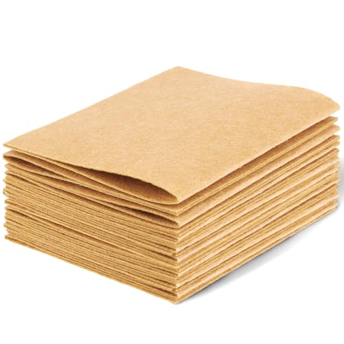 10Pcs Felt Sheets Fabric, 7" x 11" Soft Felt Squares for Craft(Skin Color) - color: Skin Color
