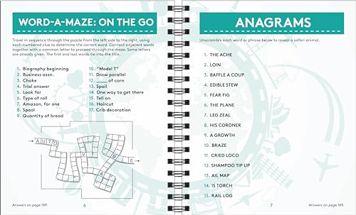 Brain Games - Travel Games: Puzzles, Trivia, Games, and More For Family Fun On the Go!