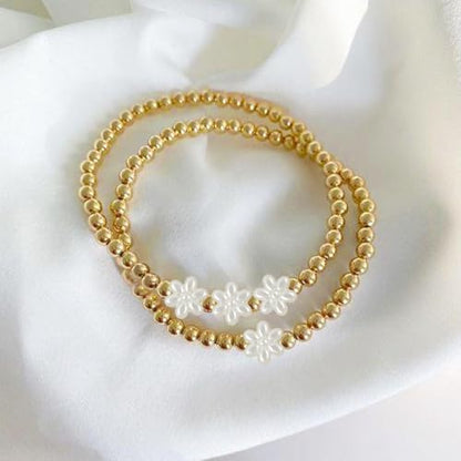 1740 Pcs Pearl Bracelet Making Kit Gold Beads for Bracelets for Adult - color: 13-White & Off-White