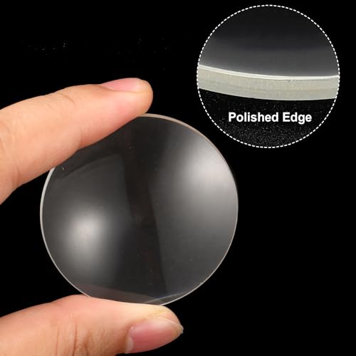 PATIKIL 3pcs Concave Lens 3 Sizes Focal Length Round Glass Magnifying Lens