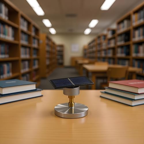 MagicTech Mini Solar Vertical Motor Educational Model Science Physics Toy Home Office Desk Decor JY14 - size: 1.97 in (D)* 1.97 in (H)