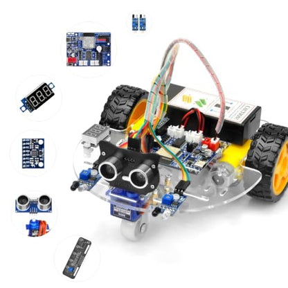OSOYOO Espro 2WD Robot Car Kit for Arduino ESP32 STEM Learning w/Tutorials