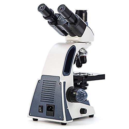 Swift SW380T 40X-2500X Magnification, Siedentopf Head, Research-Grade Trinocular Microscope Compound Lab with Wide-Field 10X/25X Eyepieces, Mechanical Stage, Ultra-Precise Focusing, Camera-Compatible - style: SW380T
