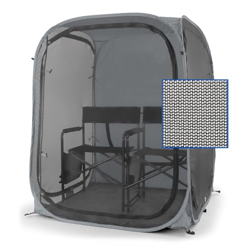 WeatherPod® MyPod™ Mesh 1-Person Pop-Up Sports Shelter - color: Silver, size: X-Large