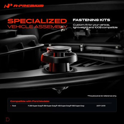 A-Premium 210PCS Fastener Retainer Clip Kit Compatible with Ford 2017-2019