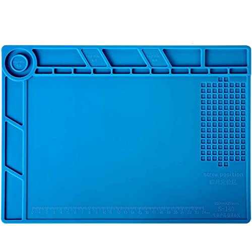 Kaisiking Magnetic Soldering Mat for Electronics Repair, 13.8 x 9.8 inch - color: 140 Soldering Mat Kit