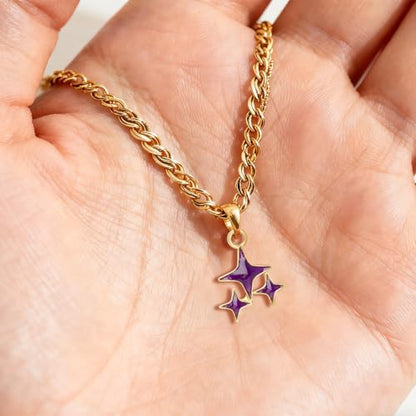 Heiolox 60PCS Four-Pointed Star Charms Alloy Charms Star Bead Frames for DIY Necklace Bracelet Earring Beads Jewelry Making