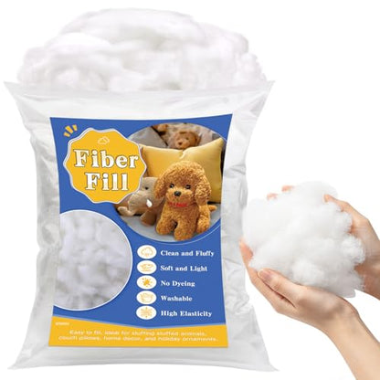 3lb/49.4oz Polyfill Stuffing Fluffy Pillow Stuffing for Pillows - size: 3 LB / 49.4 OZ