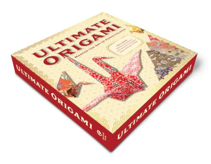 The Ultimate Origami Kit: Master the Art of Paper Folding - Includes: Instruction Book, 100 Pieces of Double Sided Origami Paper