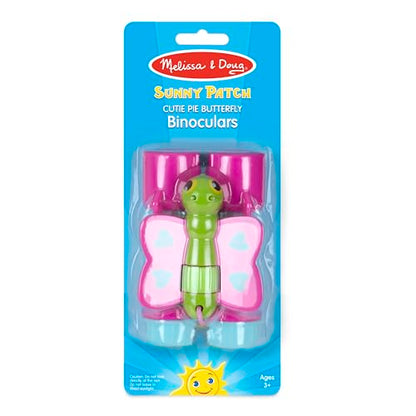 Melissa & Doug Sunny Patch Cutie Pie Butterfly Binoculars - Pretend Play Toy