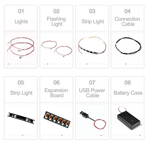 Light Up Your Bricks- 1 Pieces X USB Cable-50CM, Powering The DIY Lighting