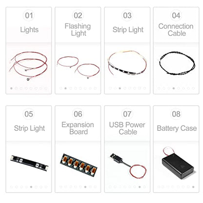 Light Up Your Bricks- 1 Pieces X USB Cable-50CM, Powering The DIY Lighting
