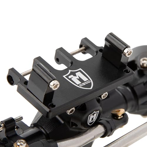 MEUS Racing Isokinetic 3-Section CVD Front Axles Maximum Steering Angle 52° Wider +5MM for Axial SCX24 Deadbolt C10 JLU Gladiator Bronco 1/24 RC Crawler Upgrade (Front - Black) - color: Front - Black